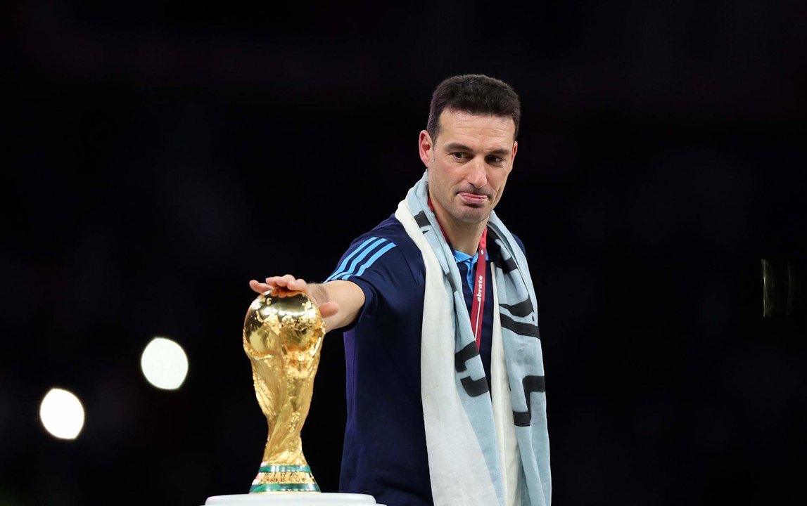 El entrenador Lionel Scaloni de Argentina. EFE/EPA/Tolga Bozoglu